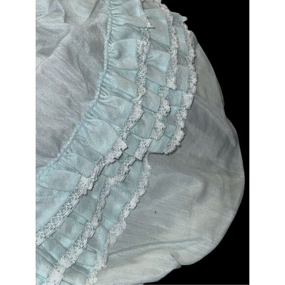 Vintage 2 piece Nannette Baby Dress, pink flowy, with cute Diaper Cover Bloom 9- - Picture 7 of 10